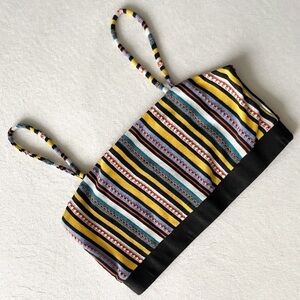 ZARA Striped Knit Crop Tank